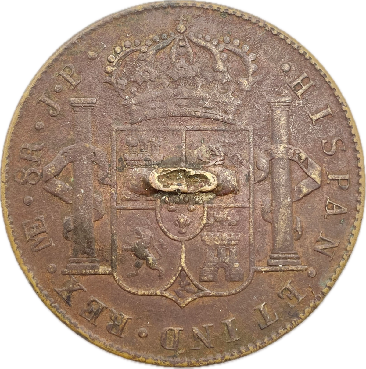 Botón Gauchesco - 1805 - 8 Reales