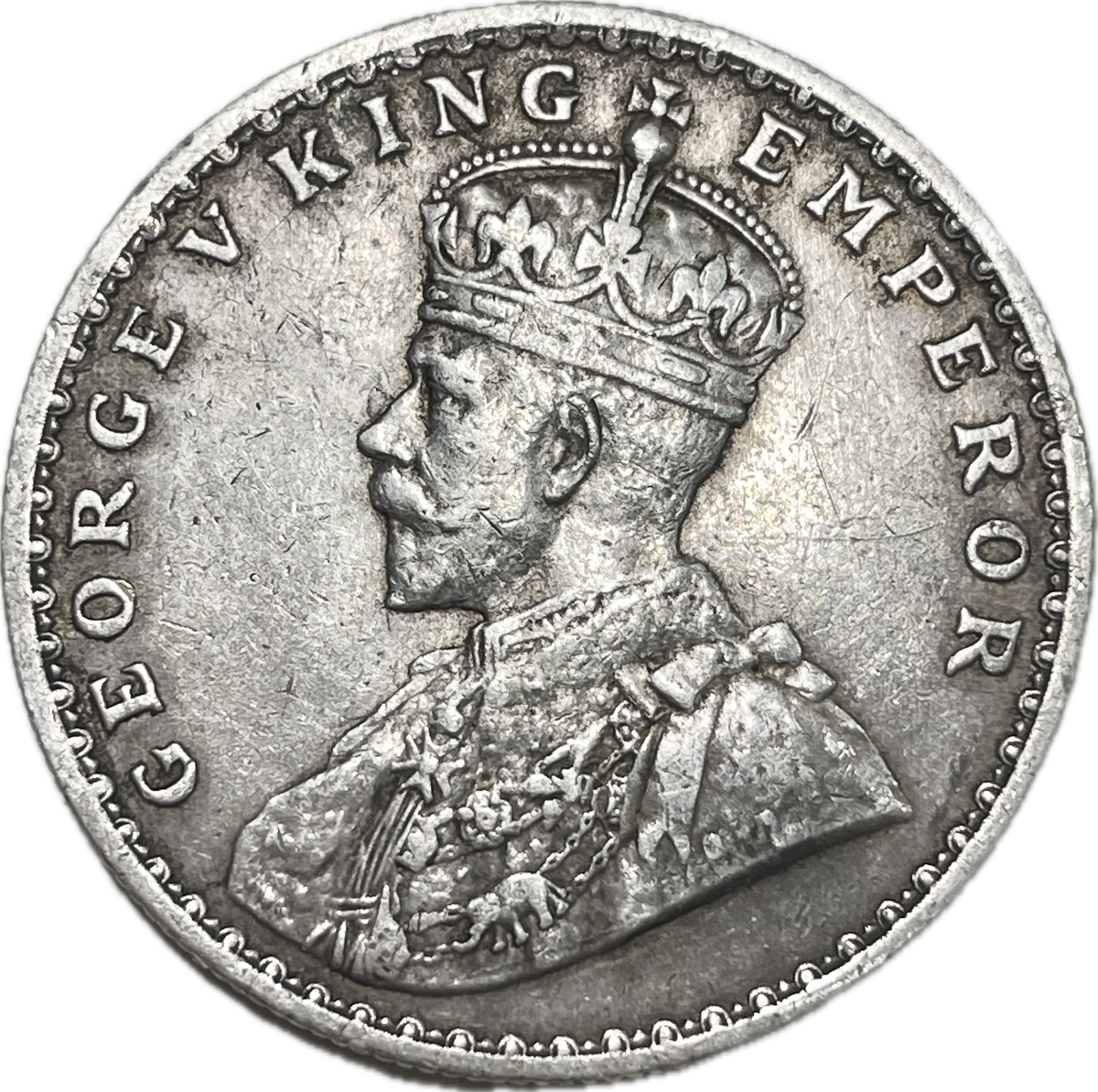 India - 1918 - 1 Rupee