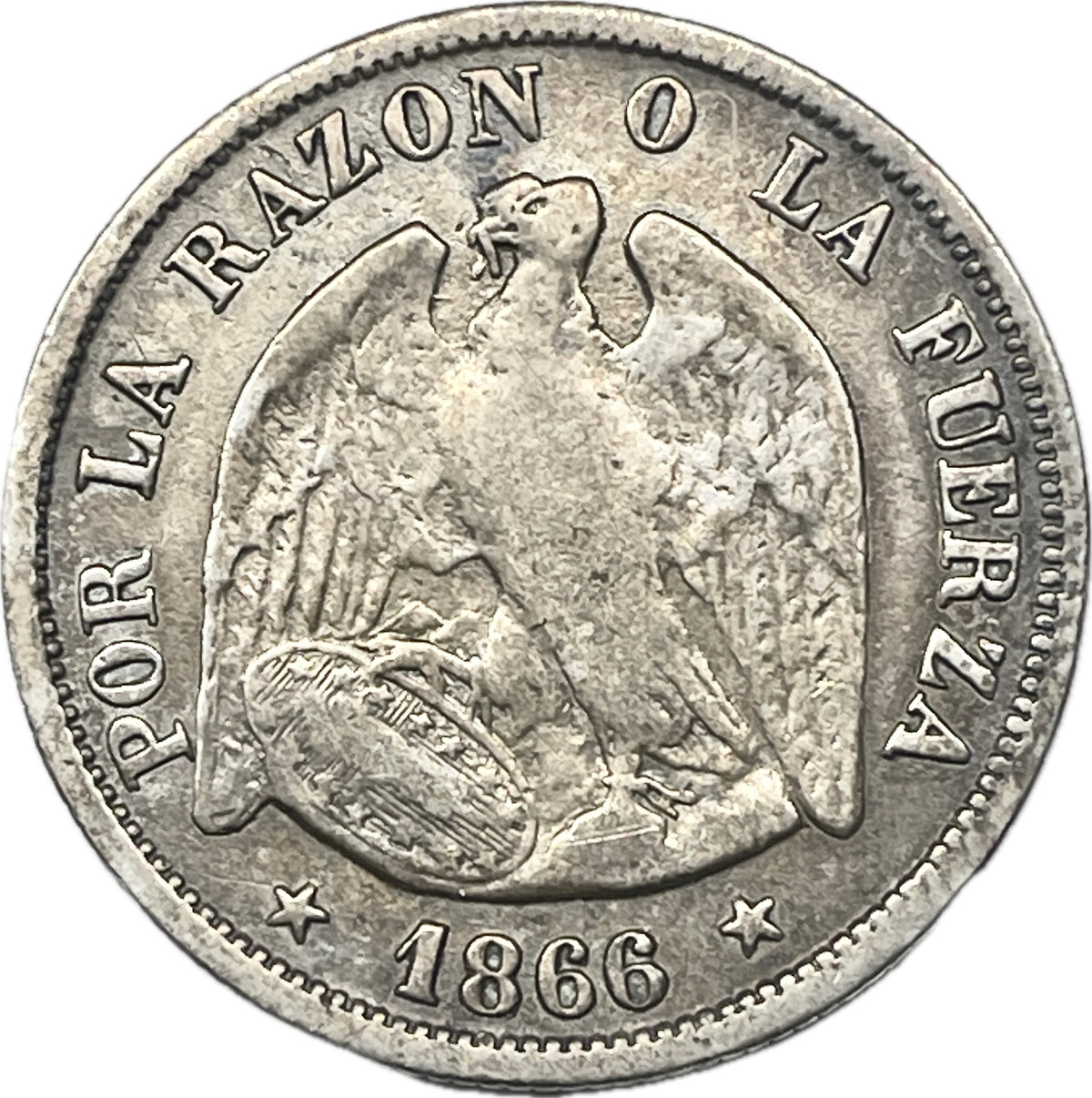 Chile - 1866 - 20 Cents