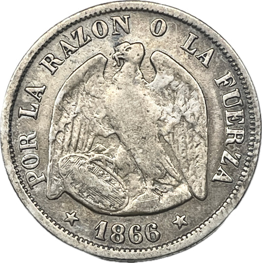 Chile - 1866 - 20 Cents