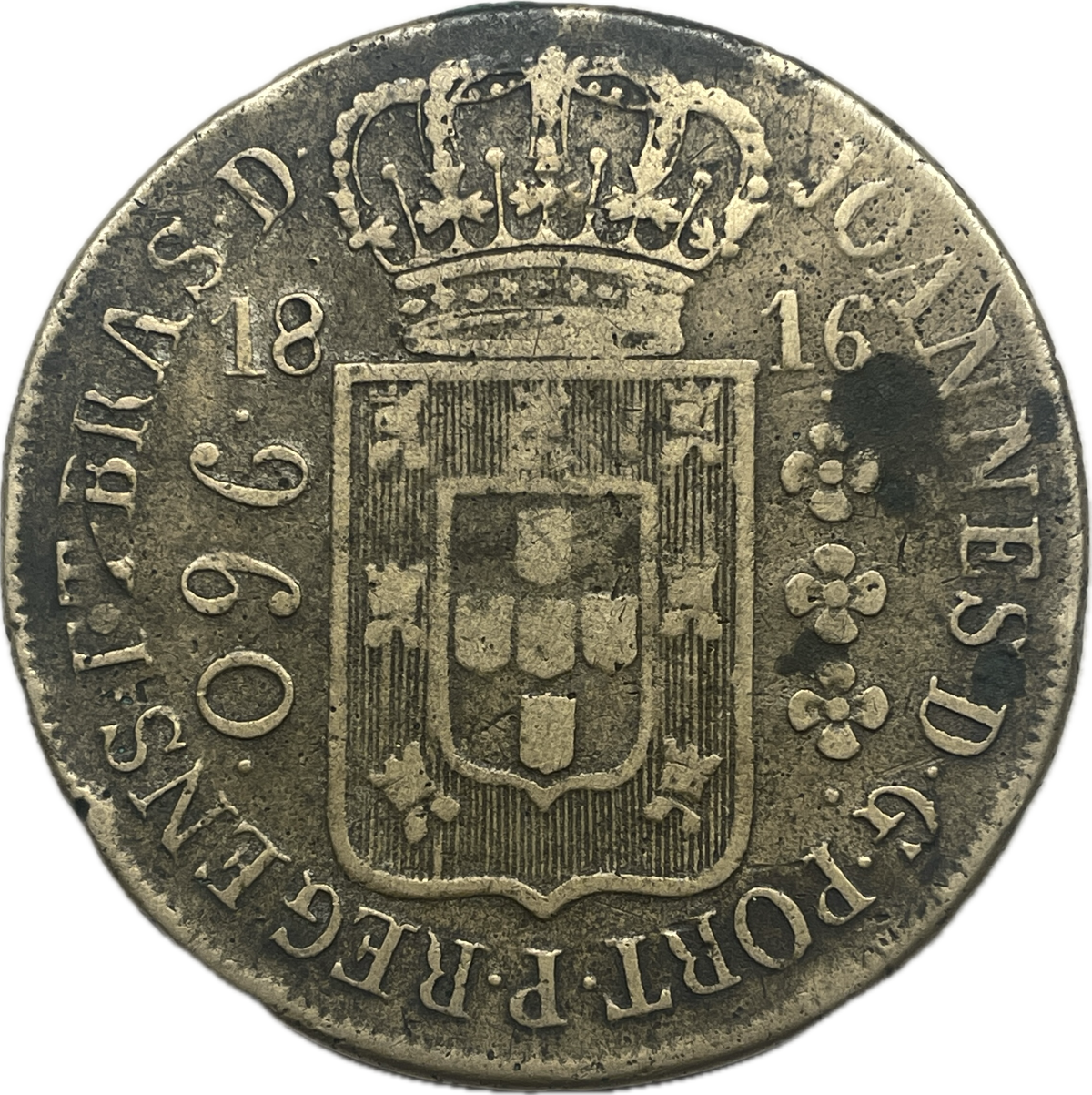 Brasil - Botón Gauchesco - 1816 - 960 Reis