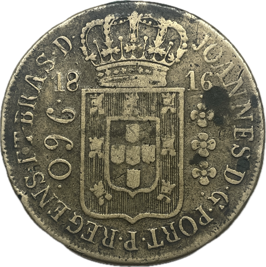 Brasil - Botón Gauchesco - 1816 - 960 Reis
