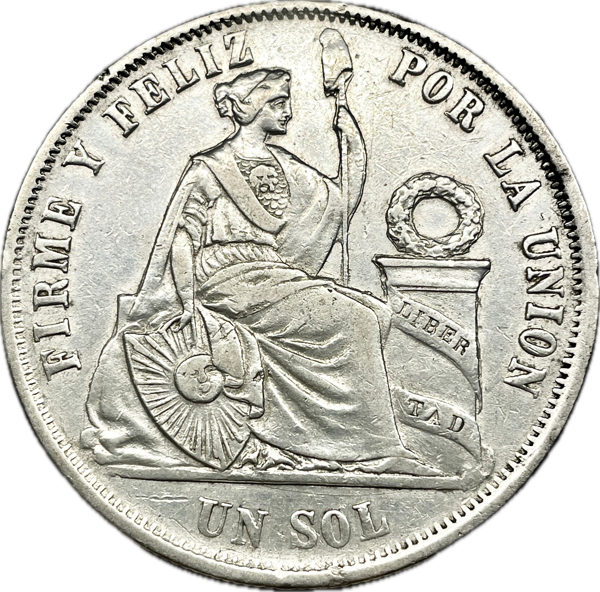 Perú - 1867 - 1 Sol