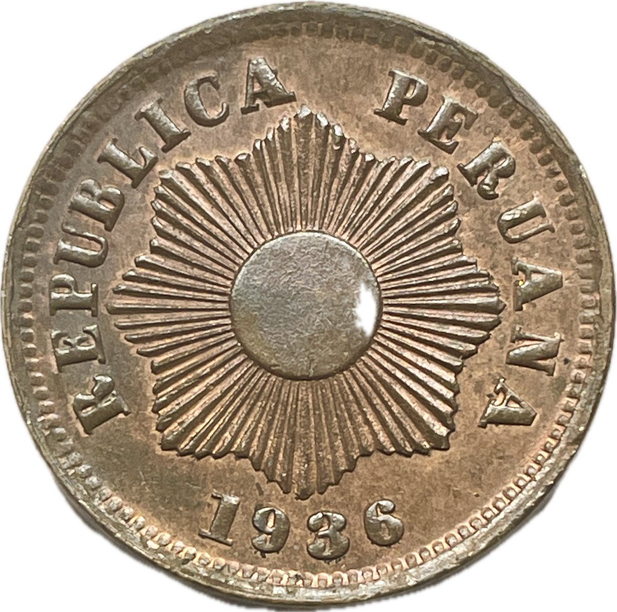 Perú - 1936 - Un Centavo