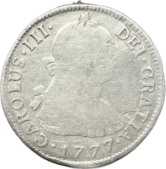 España Colonial - 1777 - Lima - 2 Reales