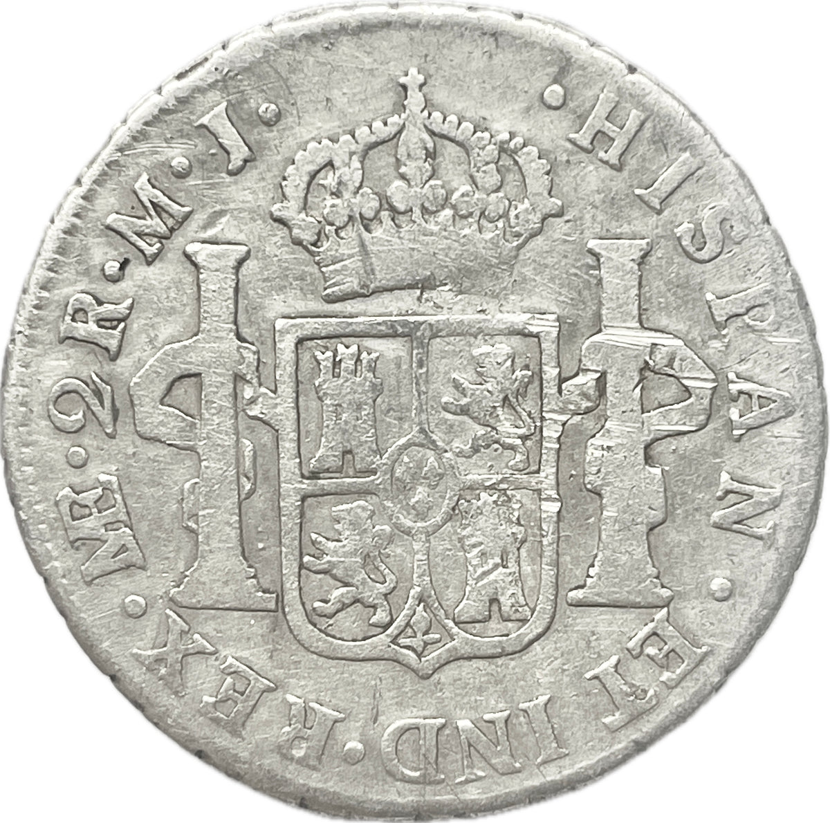 España Colonial - 1777 - Lima - 2 Reales