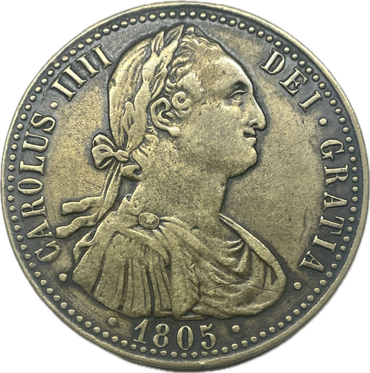 Botón Gauchesco - París - 8 Reales Españoles 1805