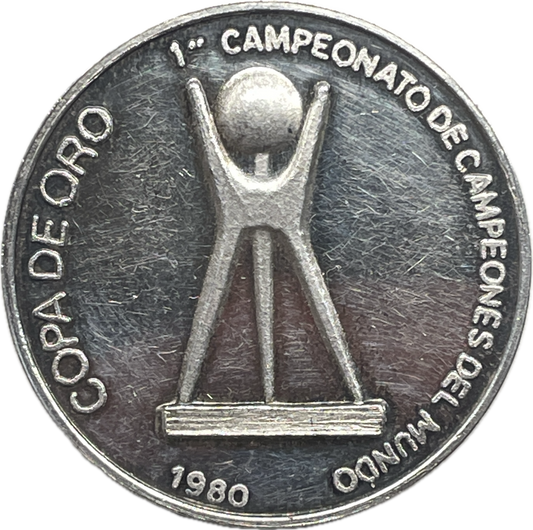 Uruguay - 1980 - Montevideo - Medalla "Copa de Oro de Futbol" - Plata