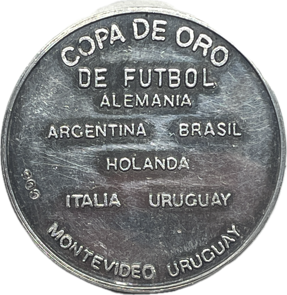 Uruguay - 1980 - Montevideo - Medalla "Copa de Oro de Futbol" - Plata