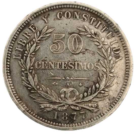 Uruguay - 1877 - 50 Centésimos
