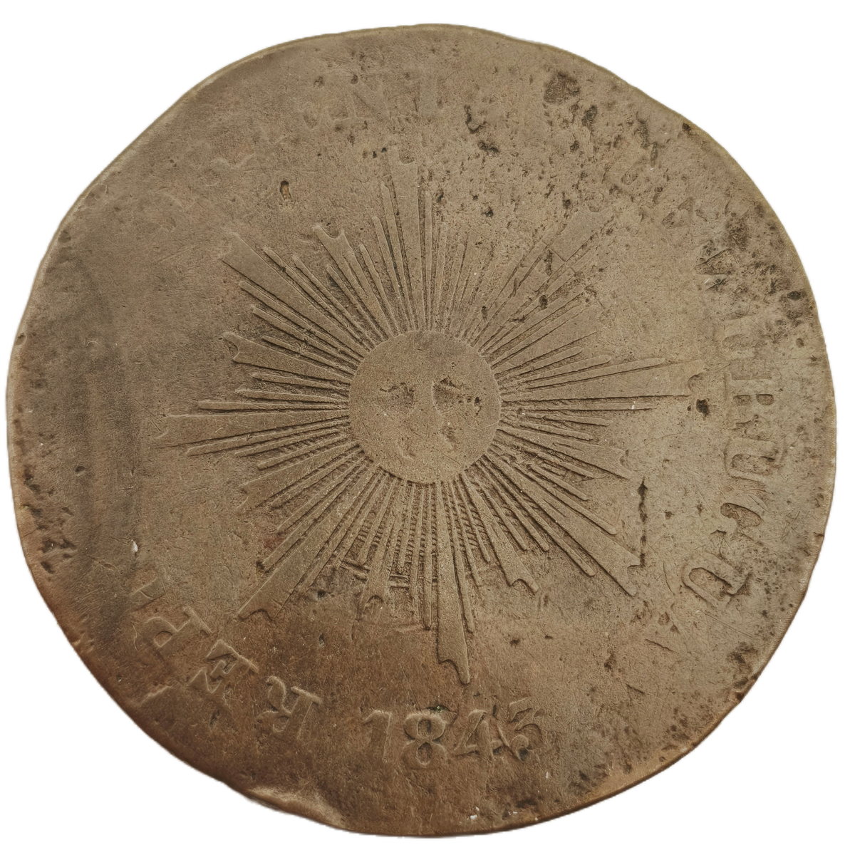 Uruguay - 1843 - 20 Centésimos - 3.3.4