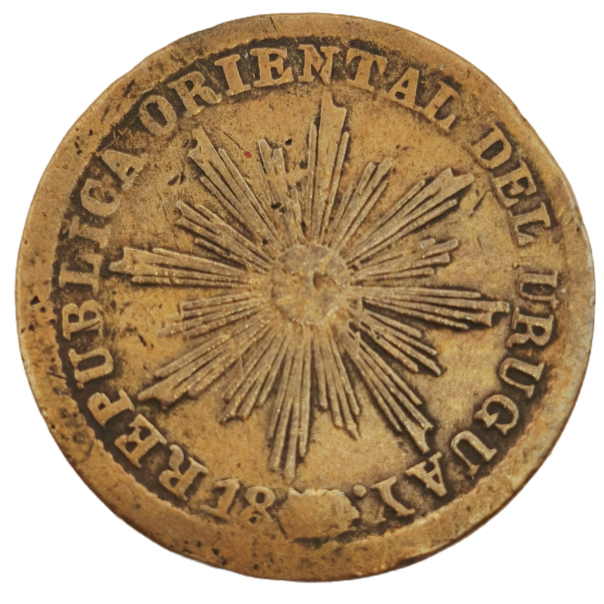 Uruguay - 1854 - 5 Centésimos - 8.1.1