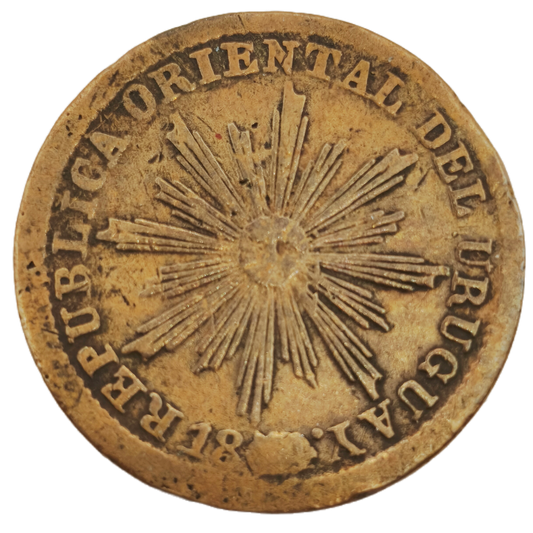 Uruguay - 1854 - 5 Centésimos - 8.1.1