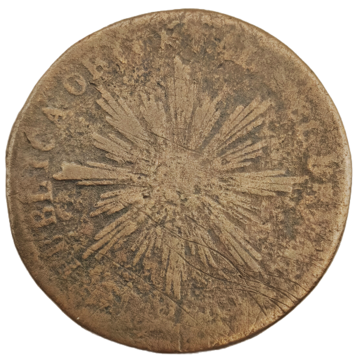 Uruguay - 1854 - 5 Centésimos - 8.3.A