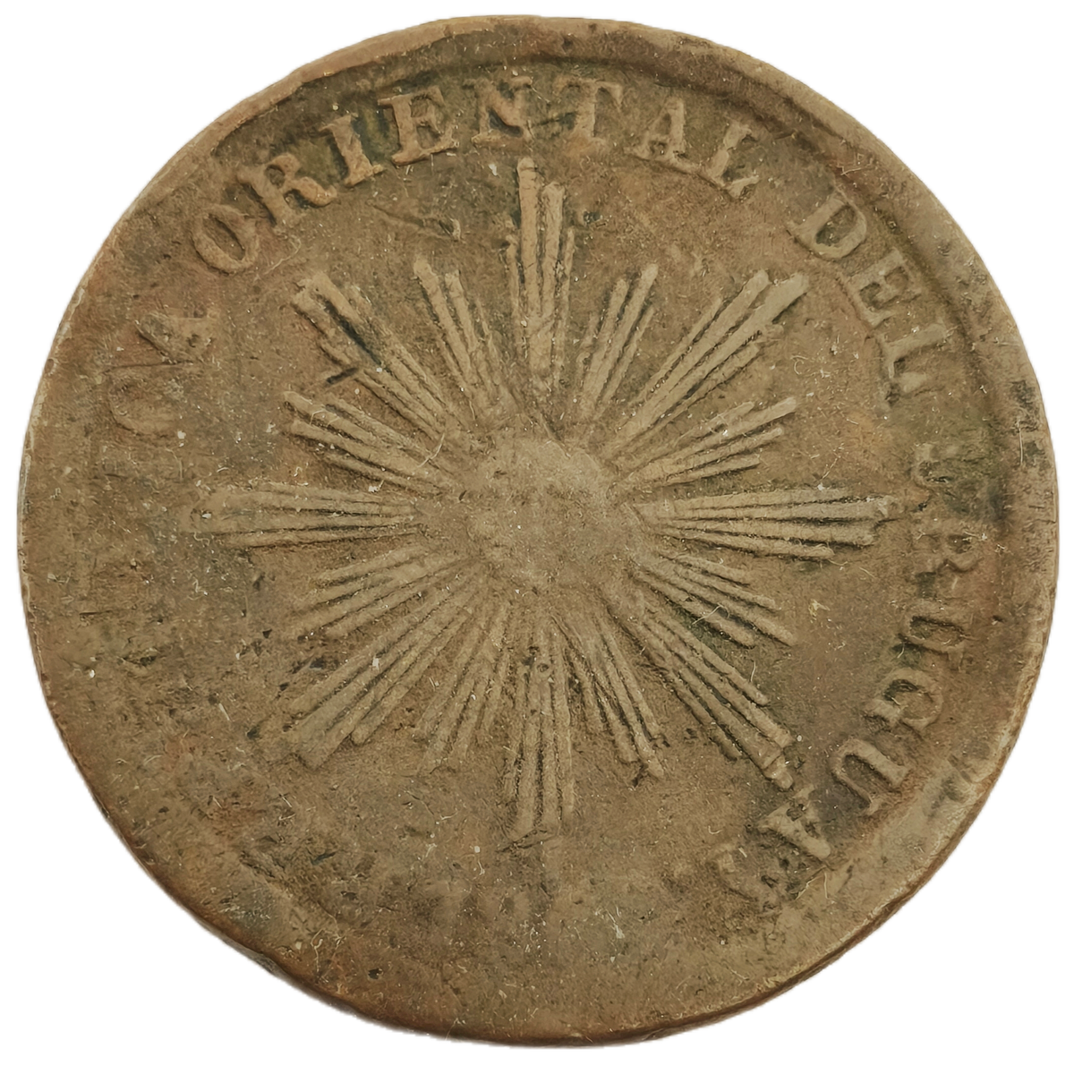Uruguay - 1854 - 5 Centésimos - 8.2.1