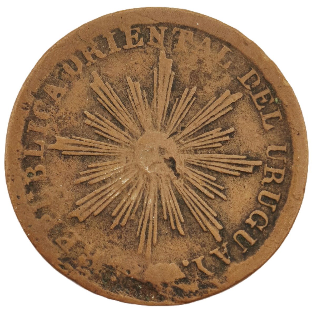 Uruguay - 1854 - 5 Centésimos - 8.2.4