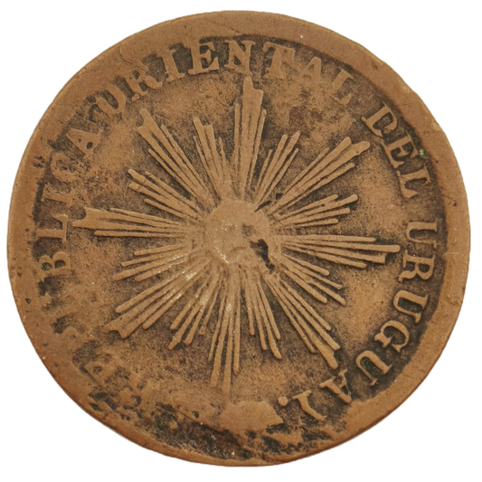 Uruguay - 1854 - 5 Centésimos - 8.2.4