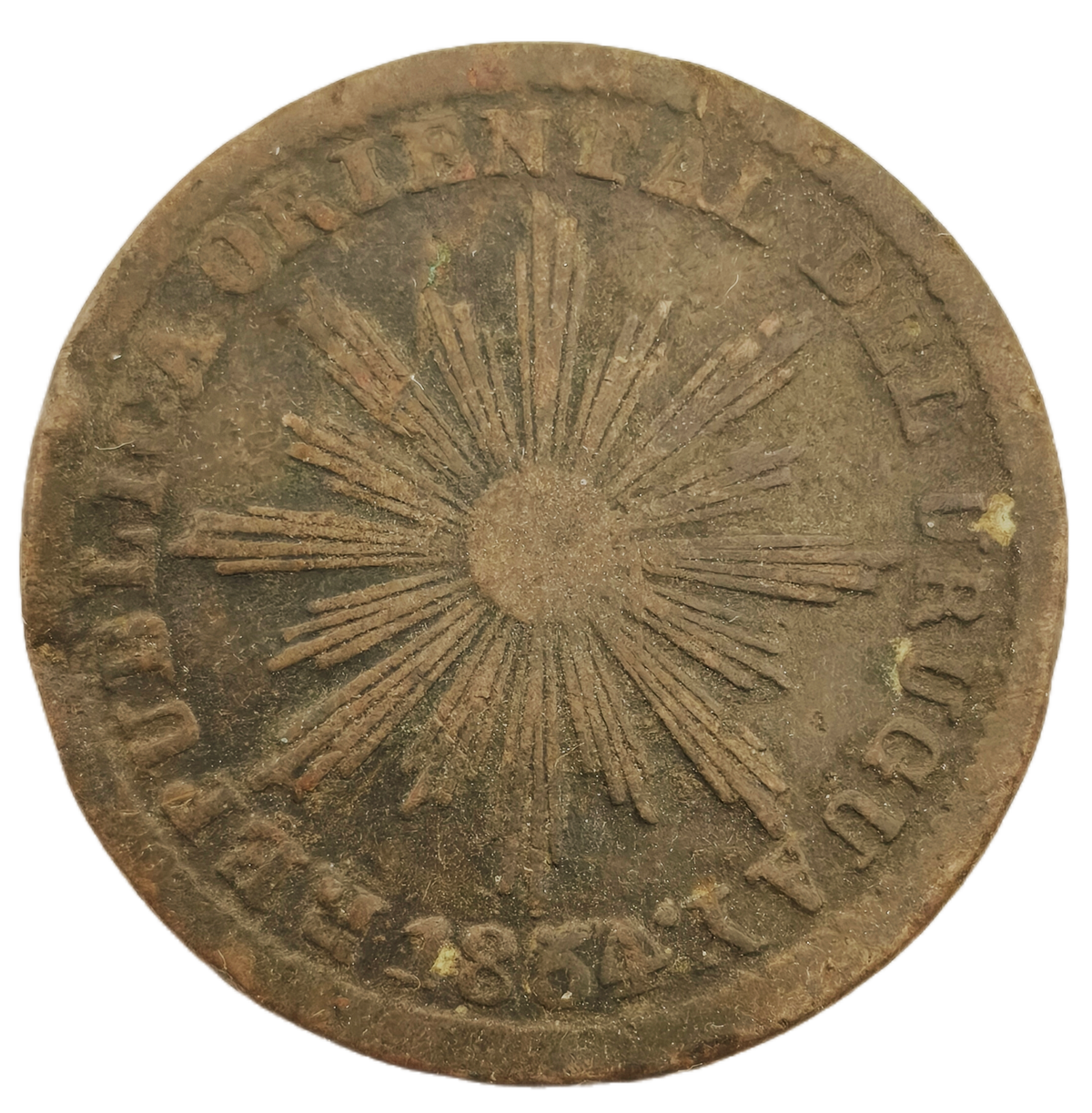 Uruguay - 1854 - 5 Centésimos - 8.1.1