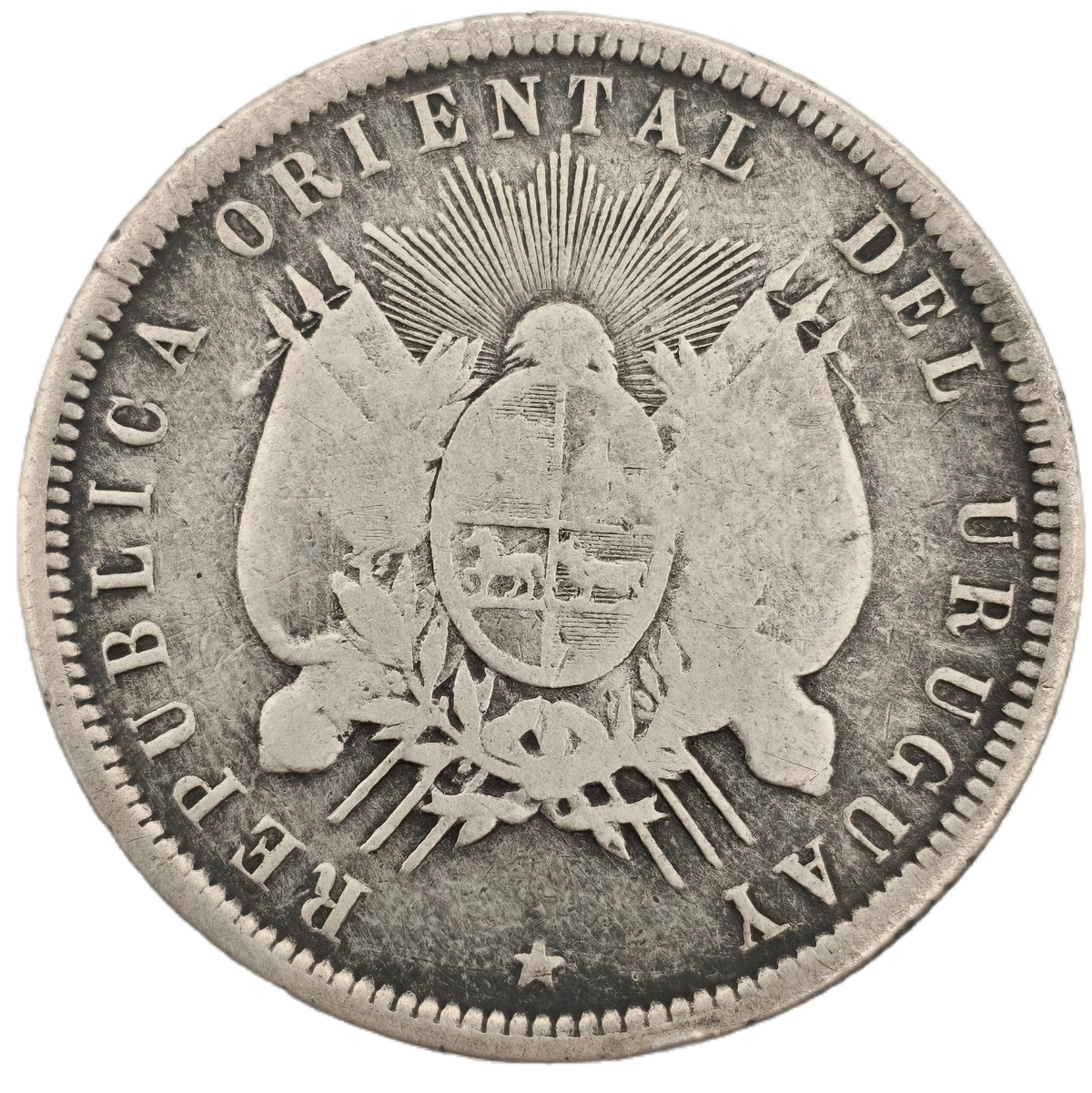 Uruguay - 1877 - 50 Centésimos
