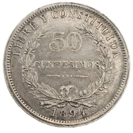 Uruguay - 1894 - 50 Centésimos