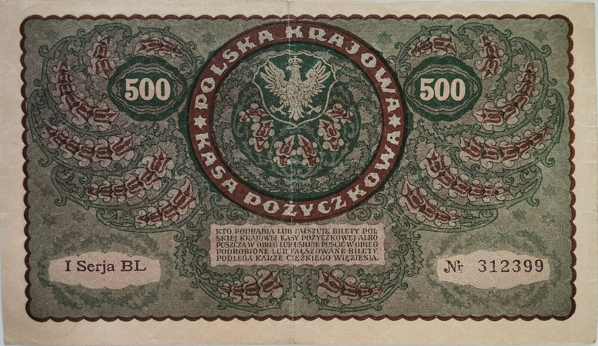 Polonia - 1919 - 500 Marek