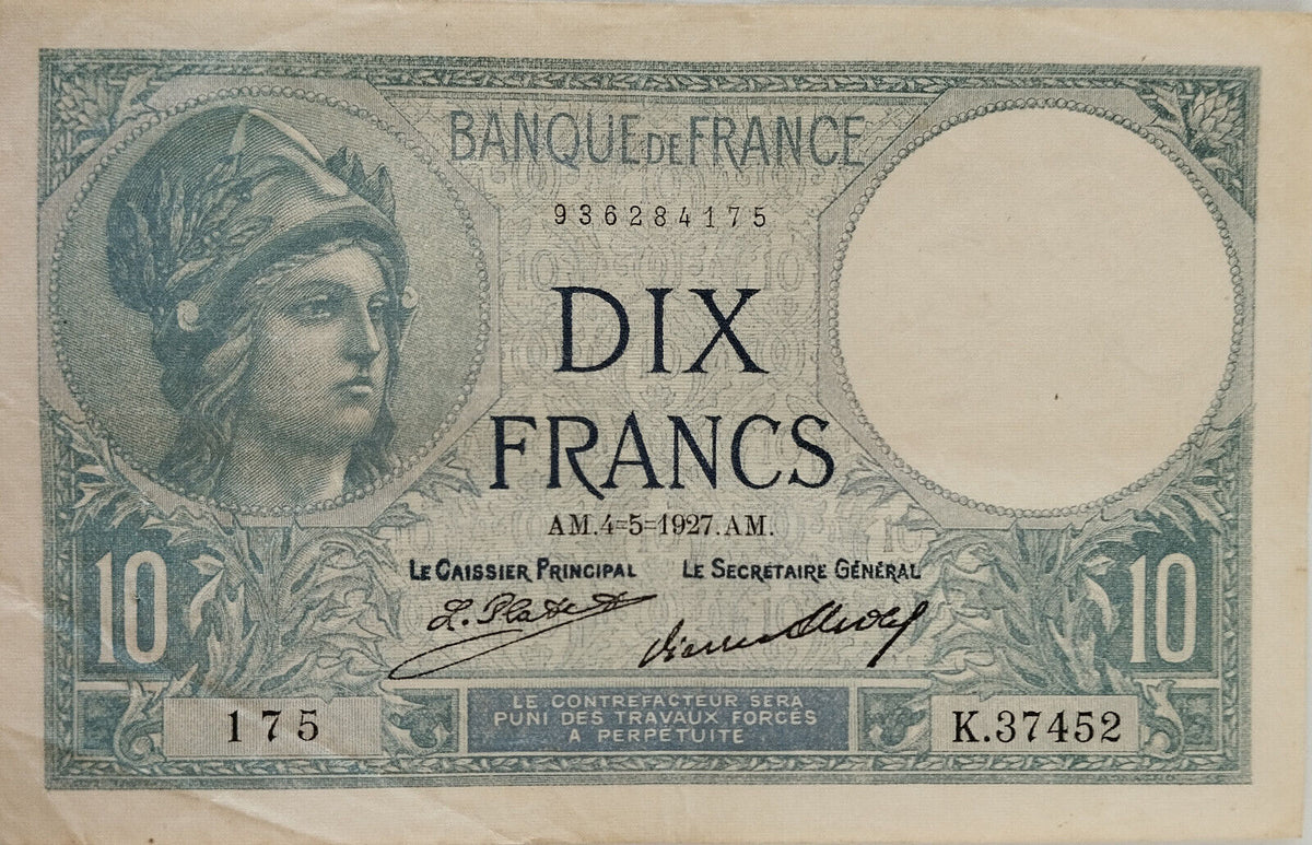 Francia - 1927 - 10 Francos