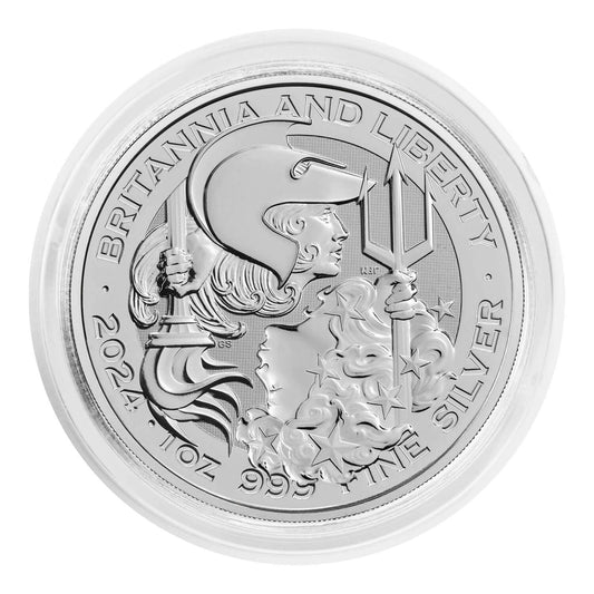 Gran Bretaña - 2024 - Britannia & Liberty - Onza de Plata