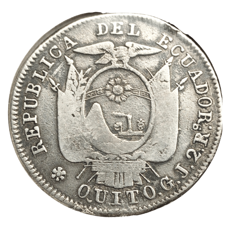 Ecuador - 1851 - 2 Reales